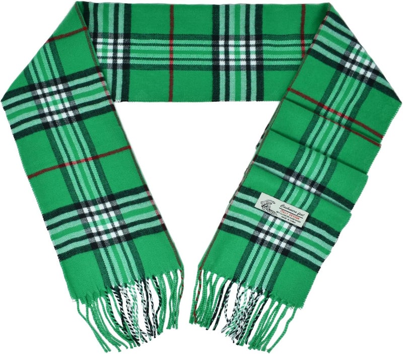 Glory Max Unisex Classic Tartan Plaid Winter Scarf Soft Cashmere Feel 72"x12" - Image 3